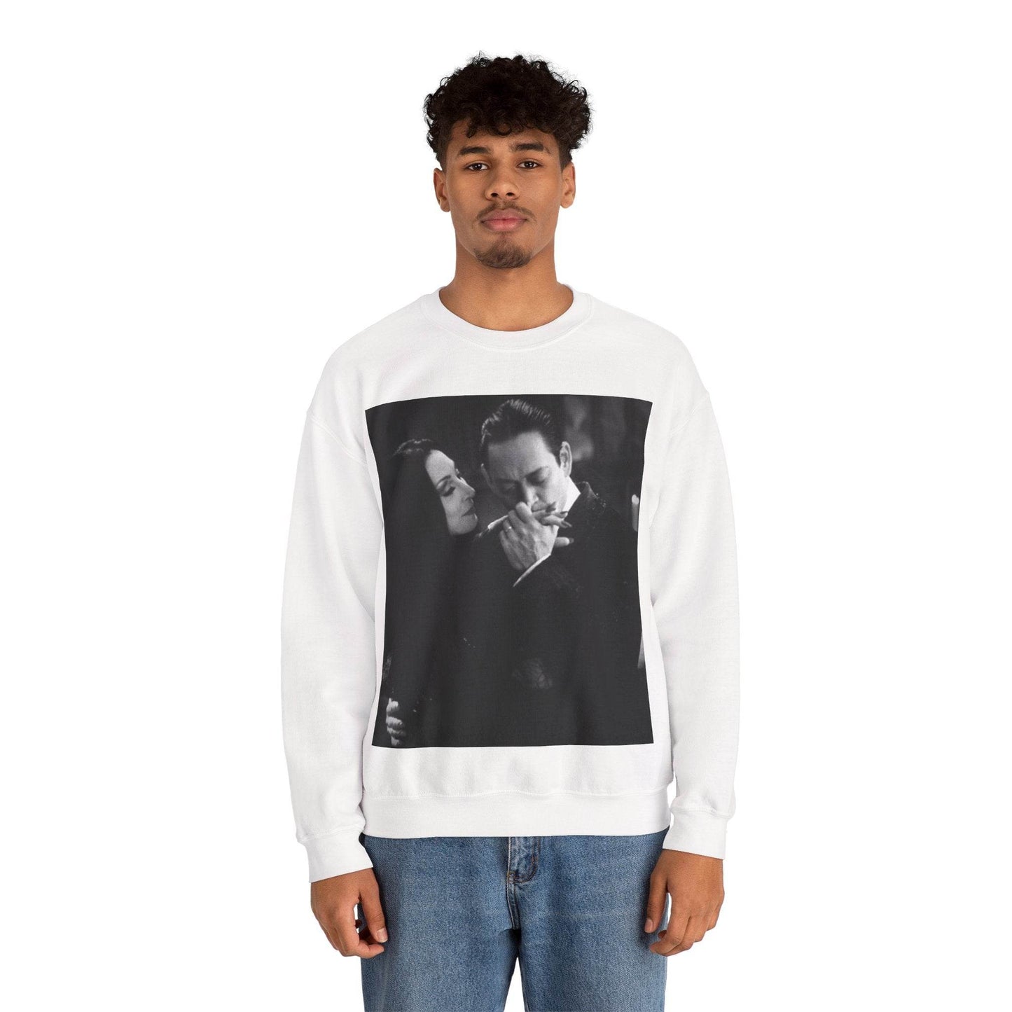 Couple Gothic Unisex Sweatshirt - Gomes & Morticia Design - IntuitiveEncBoutique