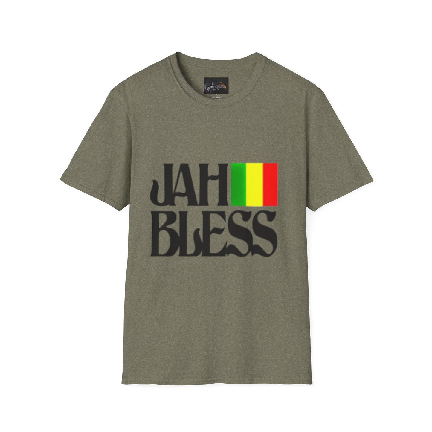 Rasta Vibes Unisex T-Shirt, Jah Bless Graphic Tee, Lion of Judah Shirt, Reggae Style Apparel, Festival Wear, Gift for Music Lovers