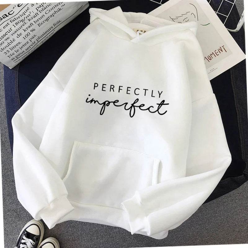 Spring New Letter Pattern Printed Hooded Sweatshirt Unisex Long Sleeve Casual Jacket Trendy Top Versatile - IntuitiveEncBoutique