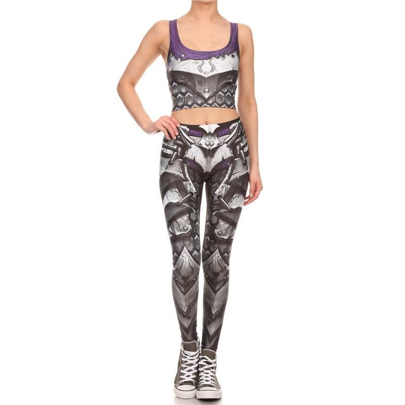 COMIC ARMOR LEGGING Printed Women Leggings High Waist Leggings Sexy Slim Women Pants - IntuitiveEncBoutique