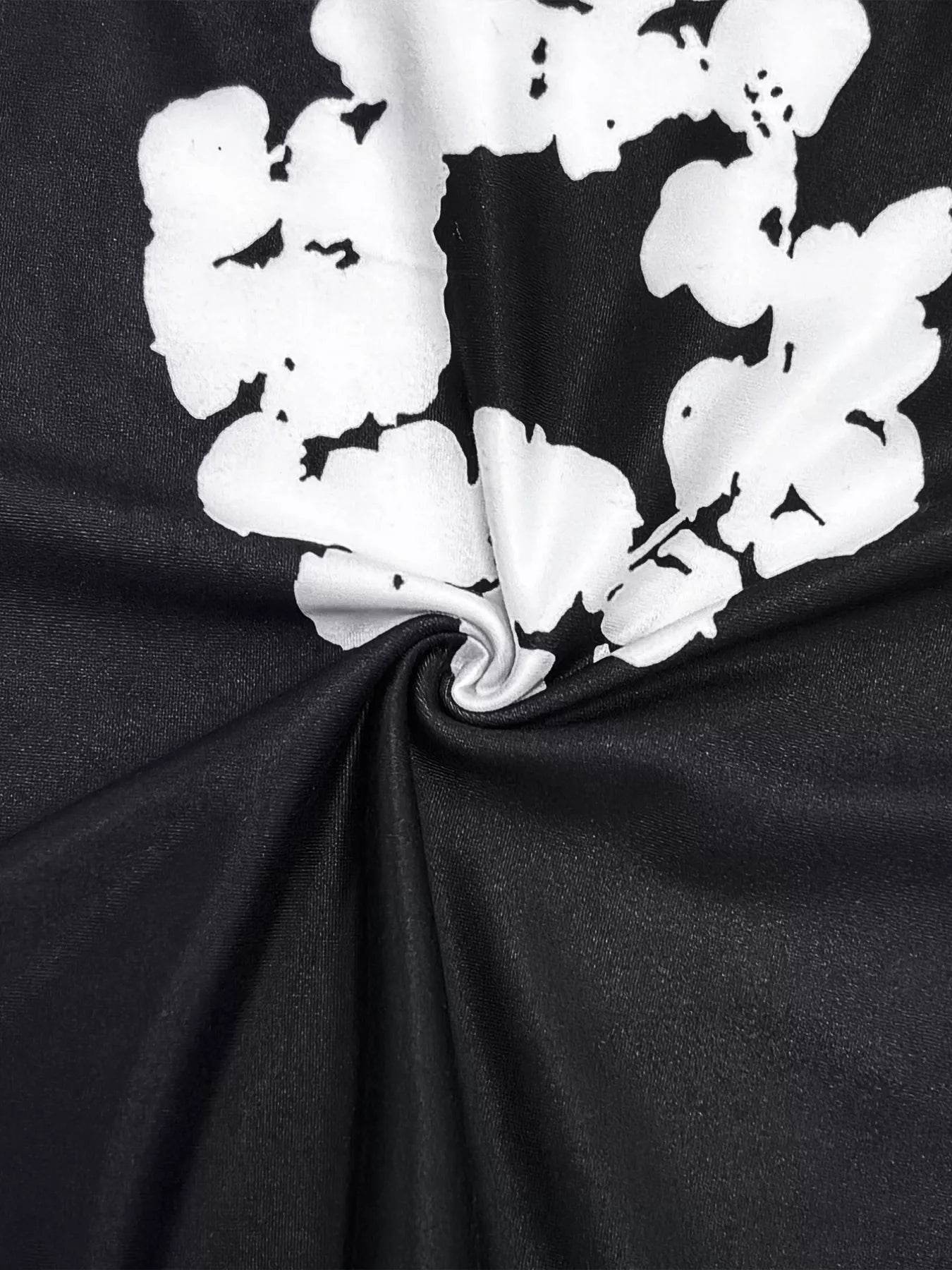 Printed Long Sleeve Hoodie and Pants Set - IntuitiveEncBoutique