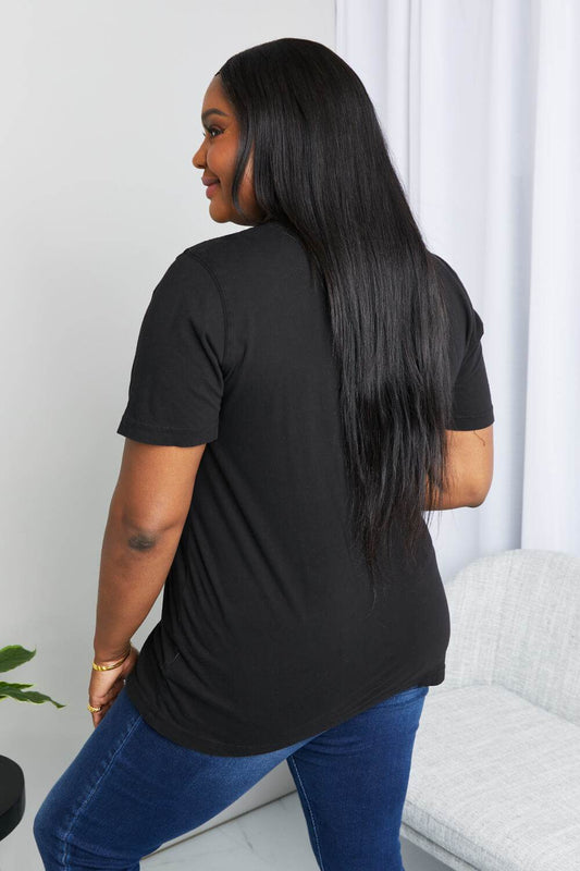 mineB Full Size Graphic Tunic T-Shirt - IntuitiveEncBoutique