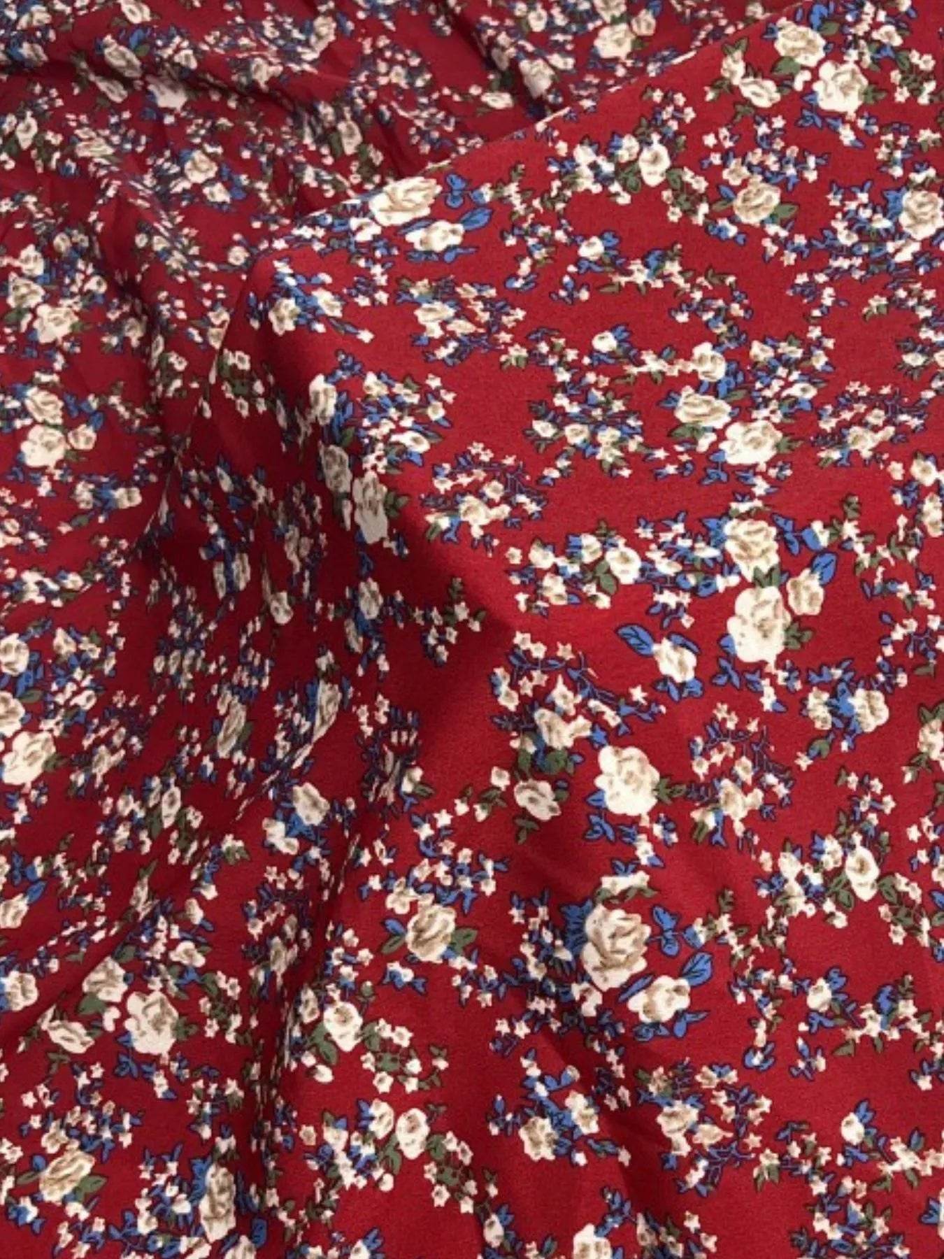 Full Size Slit Off-Shoulder Floral Midi Dress Plus Size - IntuitiveEncBoutique