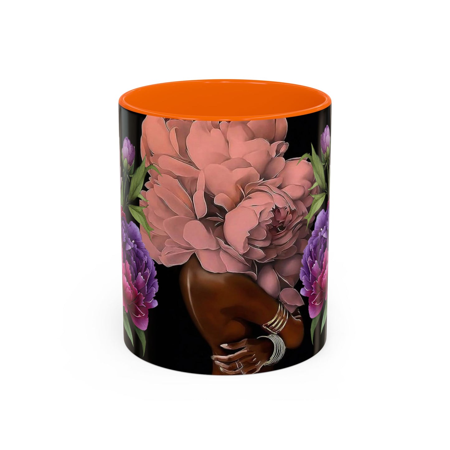 Floral Embrace Coffee Mug, Elegant Gift for Her, Unique Home Decor, Artistic Drinkware, Perfect for Birthdays, Mother's Day, Anniversaries