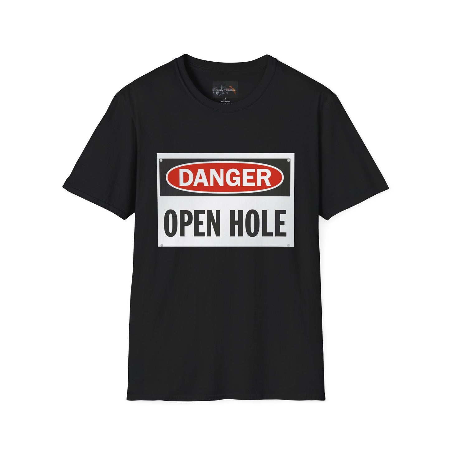 Funny Danger Open Hole T-Shirt