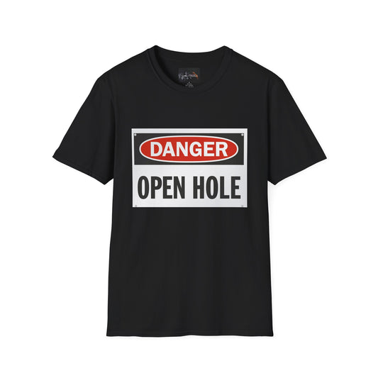 Funny Danger Open Hole T-Shirt