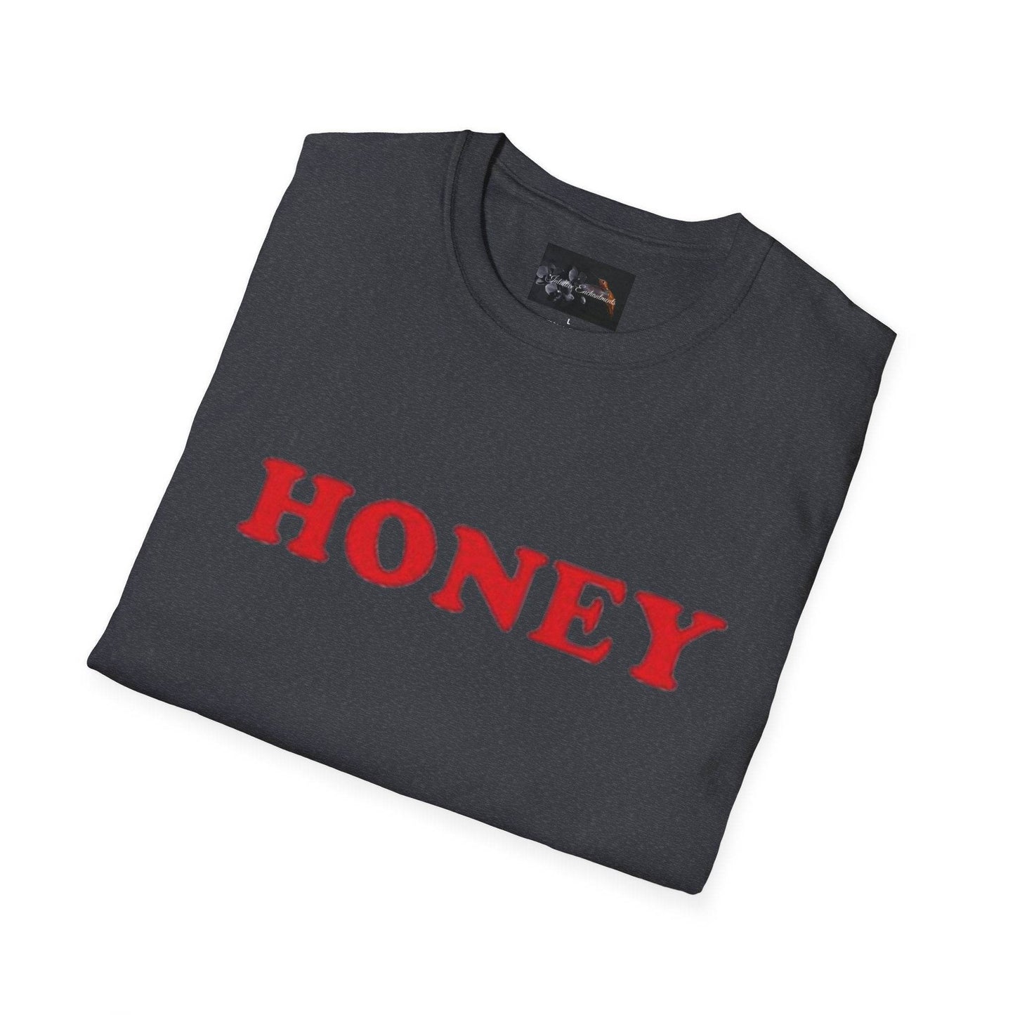 Honey Unisex Softstyle T-Shirt | Cute Gift, Casual Wear, Everyday Comfort, Spring Style, Sweet Gift for Her - IntuitiveEncBoutique