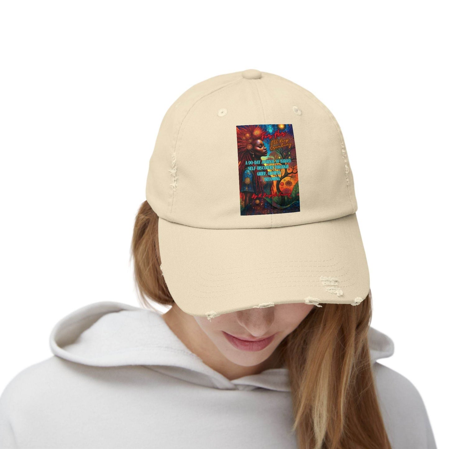 For Her I'll Keep Creating Book, Cap - IntuitiveEncBoutique