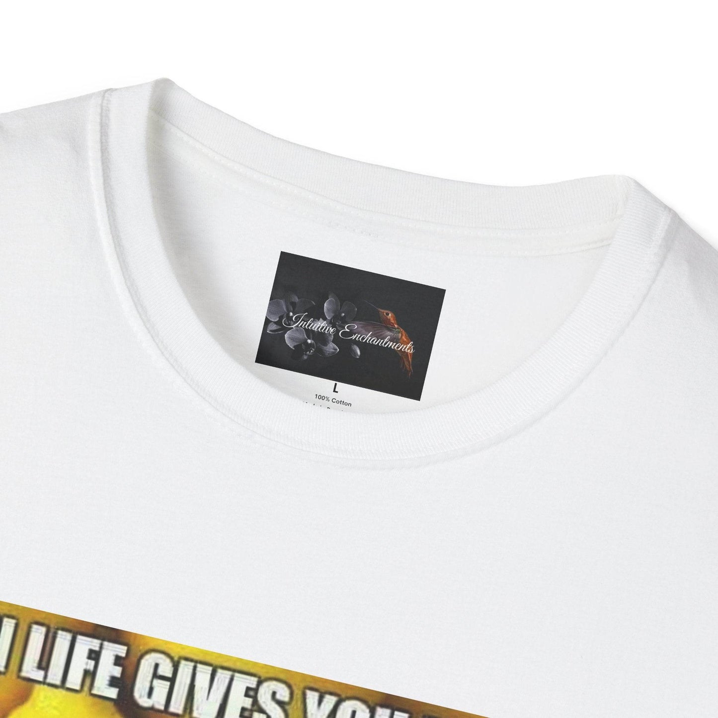When Life Gives You Lemons T-Shirt, Funny Quote Tee, Gift for Citrus Lovers, Casual Wear, Unisex Humor Shirt, Summer Vibes - IntuitiveEncBoutique