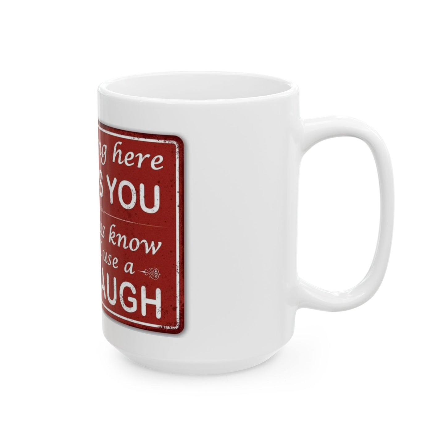 Funny Ceramic Mug - If Something Offends You, Let Us Know, Great for Gifting, Coffee Lovers, Humor Gift, Office Decor