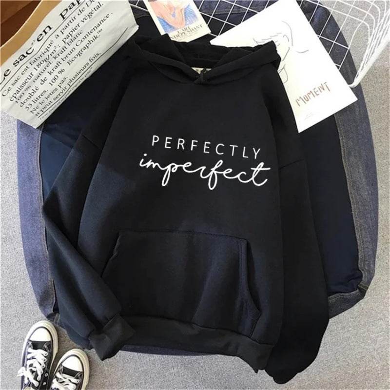 Spring New Letter Pattern Printed Hooded Sweatshirt Unisex Long Sleeve Casual Jacket Trendy Top Versatile - IntuitiveEncBoutique