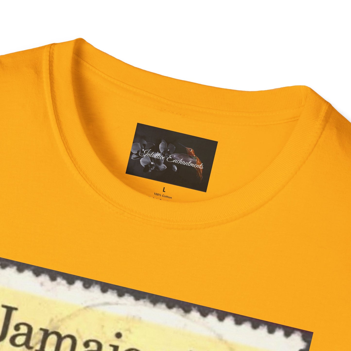 Vintage Jamaica Stamp Tee, Softstyle T-Shirt, Unisex Graphic Tee, Bohemian Style Shirt, Travel Lovers Apparel, Cool Gift Idea