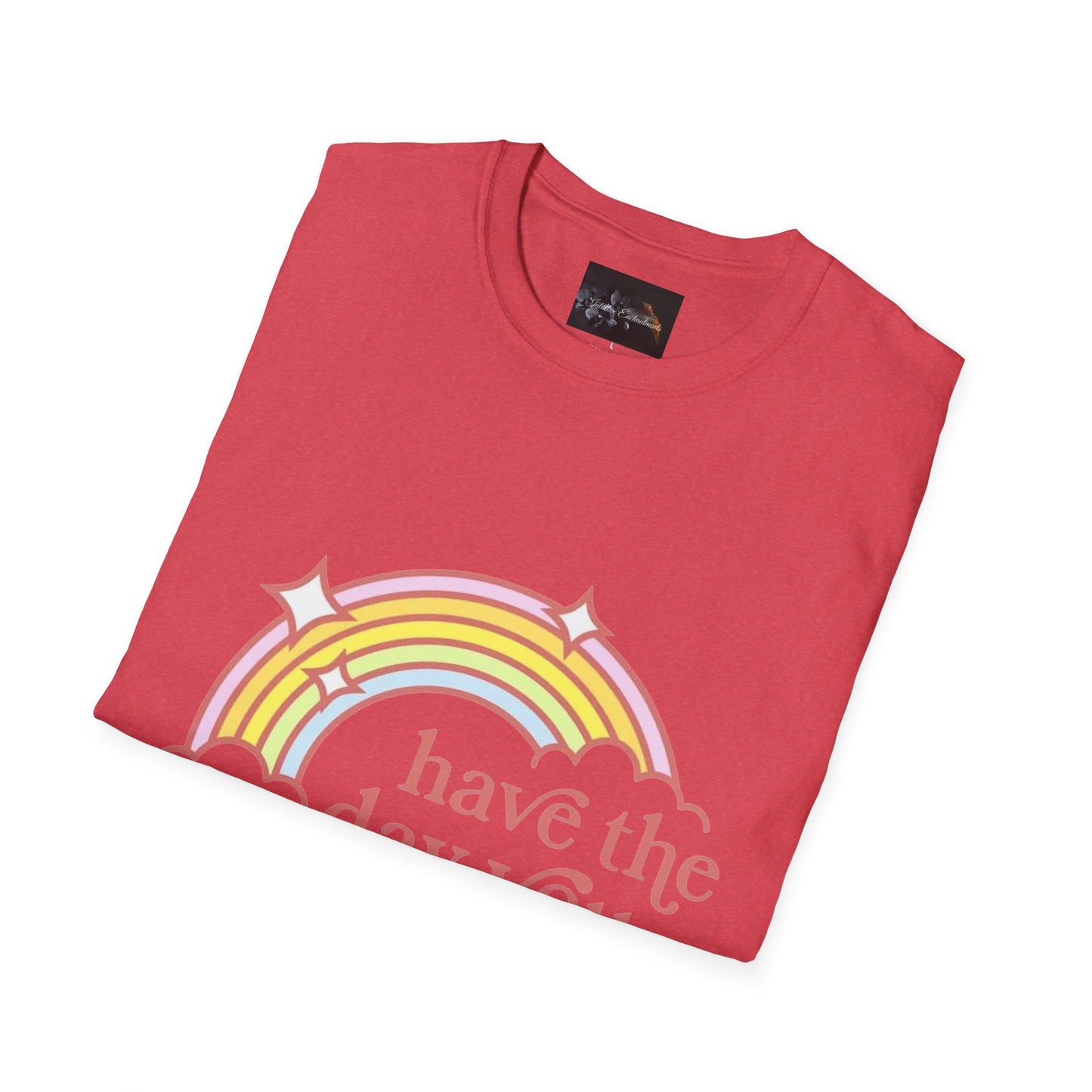 Vote-Inspired Unisex T-Shirt - 'Have the Day You Voted For' - Casual Wear, Election Day, Gift for Activists, Rainbow Design, Feel-Good