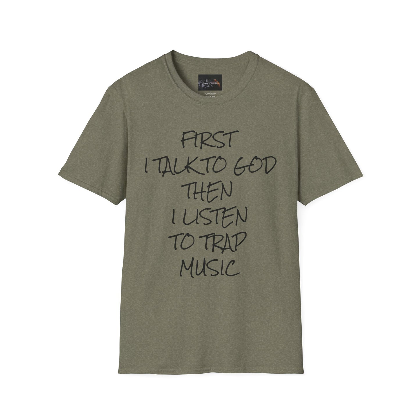 Trap Music & Faith TShirt, Cool Casual Wear, Unique Gift for Music Lovers, Spirituality Apparel, Graphic Tee for Celebrations