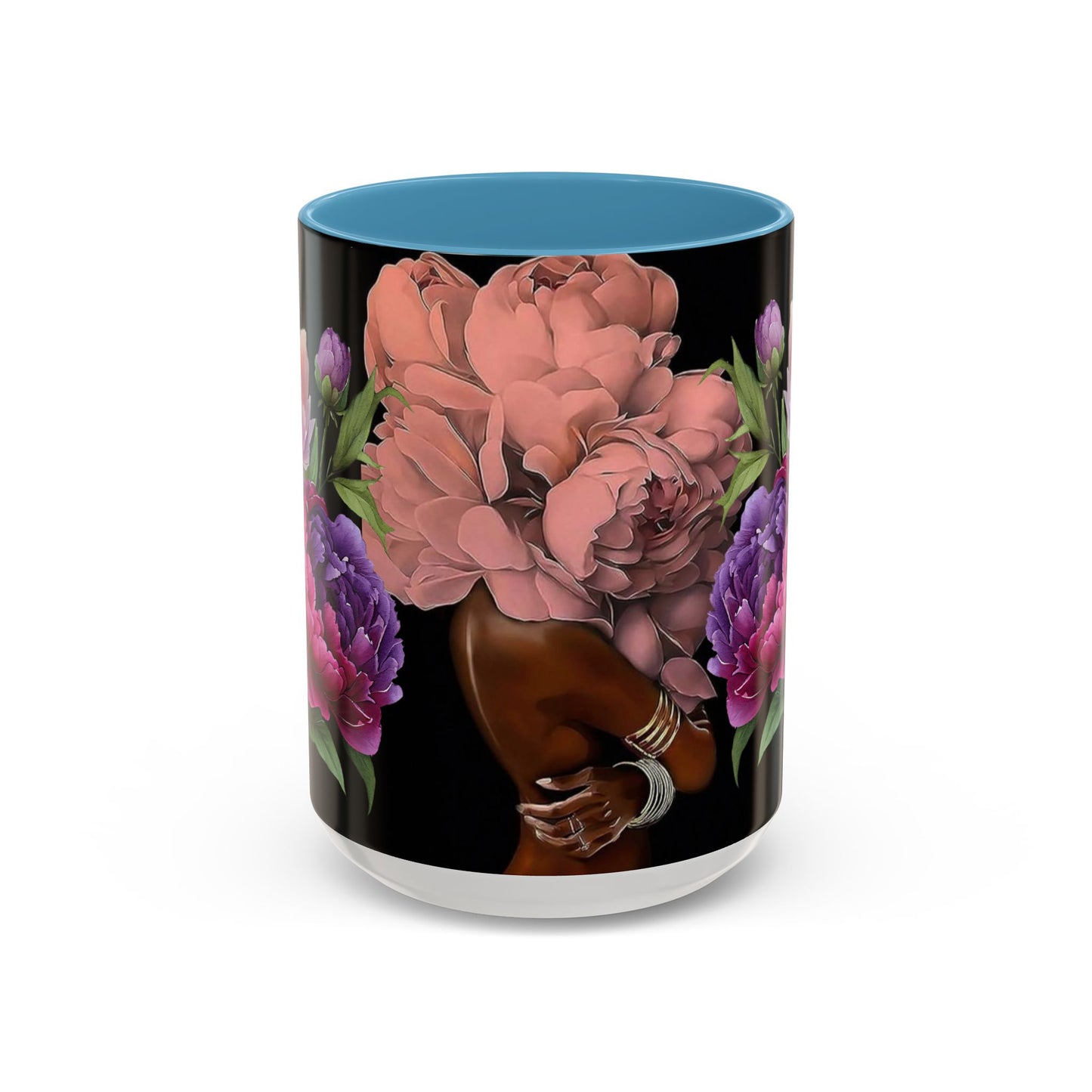 Floral Embrace Coffee Mug, Elegant Gift for Her, Unique Home Decor, Artistic Drinkware, Perfect for Birthdays, Mother's Day, Anniversaries