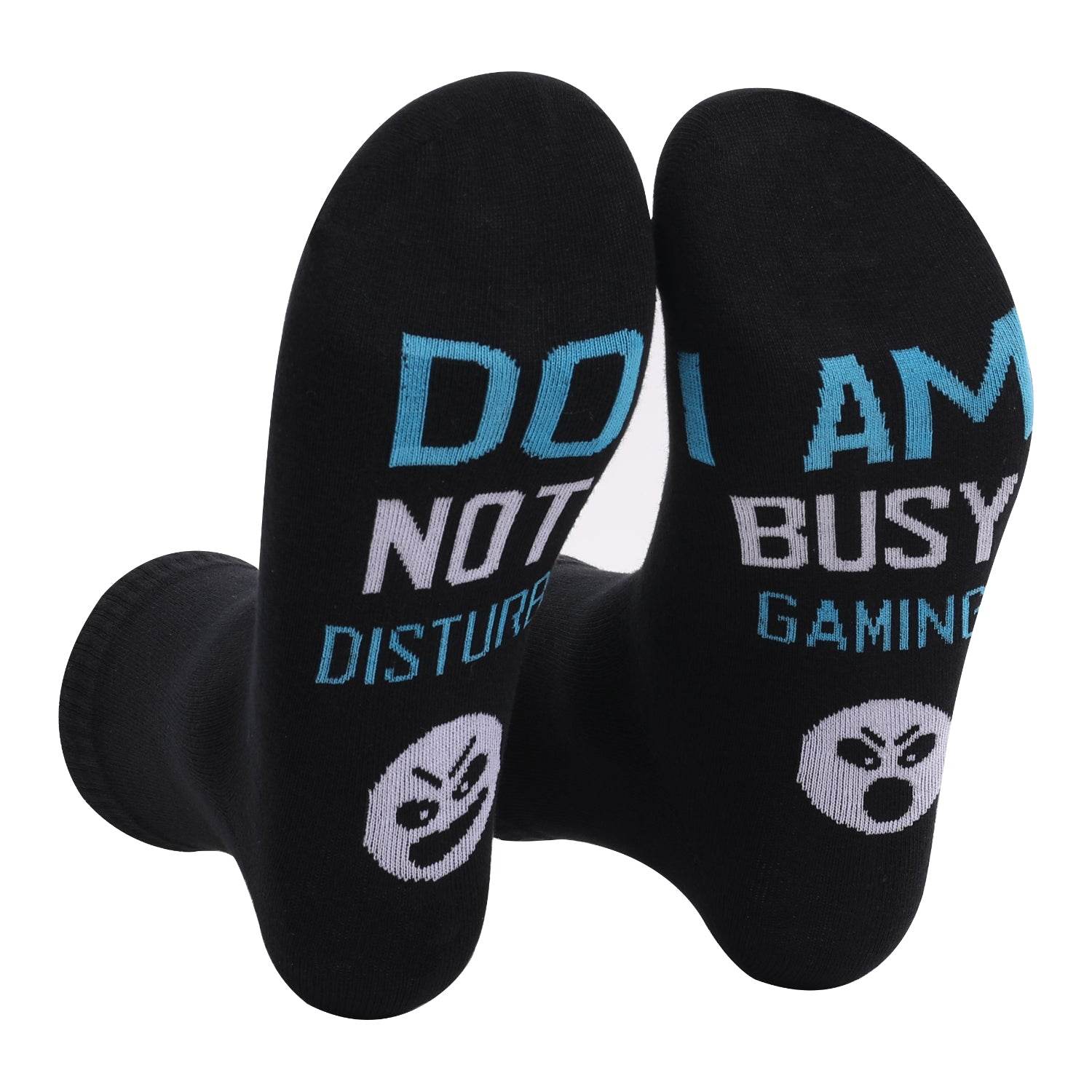 Game Print Socks DO NOT DISTRUB BUSY GAMING New Socks In Tube Socks - IntuitiveEncBoutique