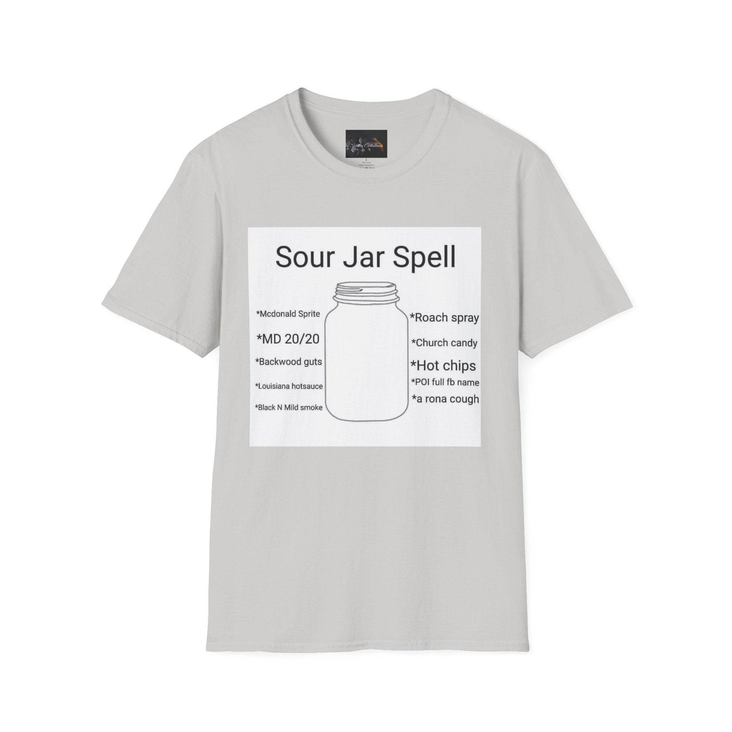 Sour Jar Spell T-Shirt for Witches, Unisex Softstyle Tee, Ideal for Magical Practitioners, Spell Casting, Witchcraft Gift, Summer Solstice - IntuitiveEncBoutique