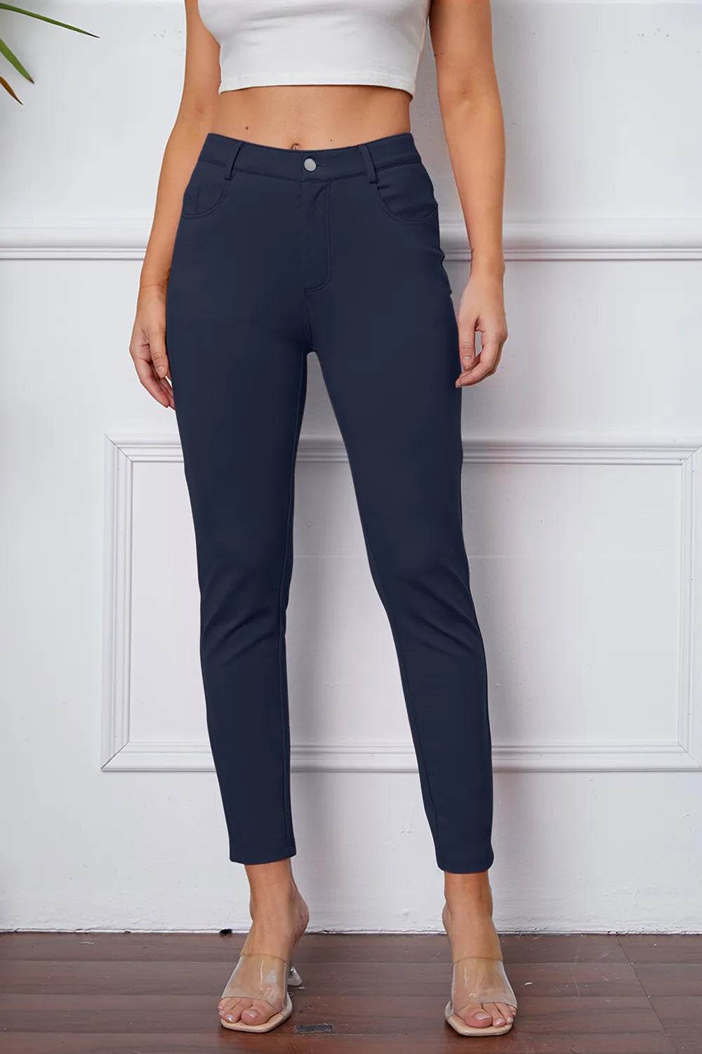 StretchyStitch Pants by Basic Bae - IntuitiveEncBoutique