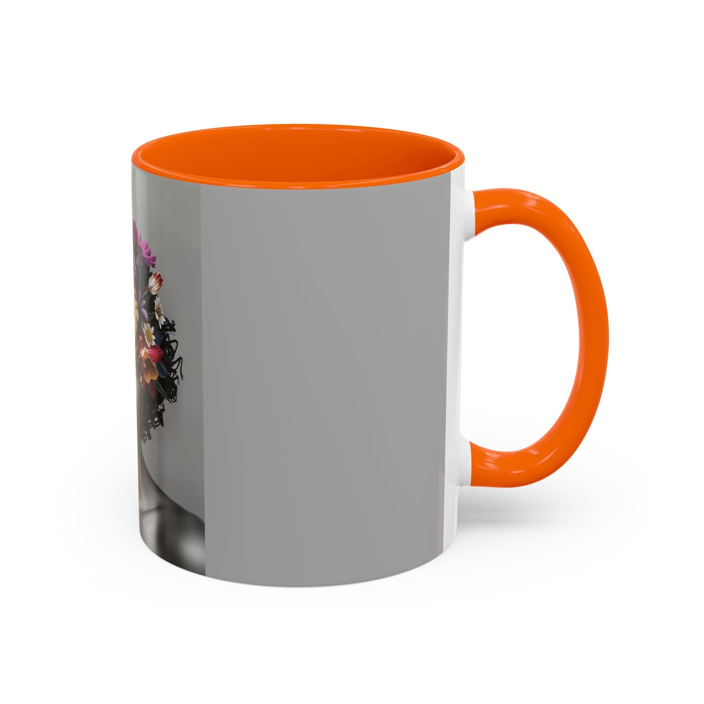 Floral Black Beauty Coffee Mug | Inspirational Drinkware for Coffee Lovers, Unique Gift for Her, Home Decor, Flower Lover's Mug