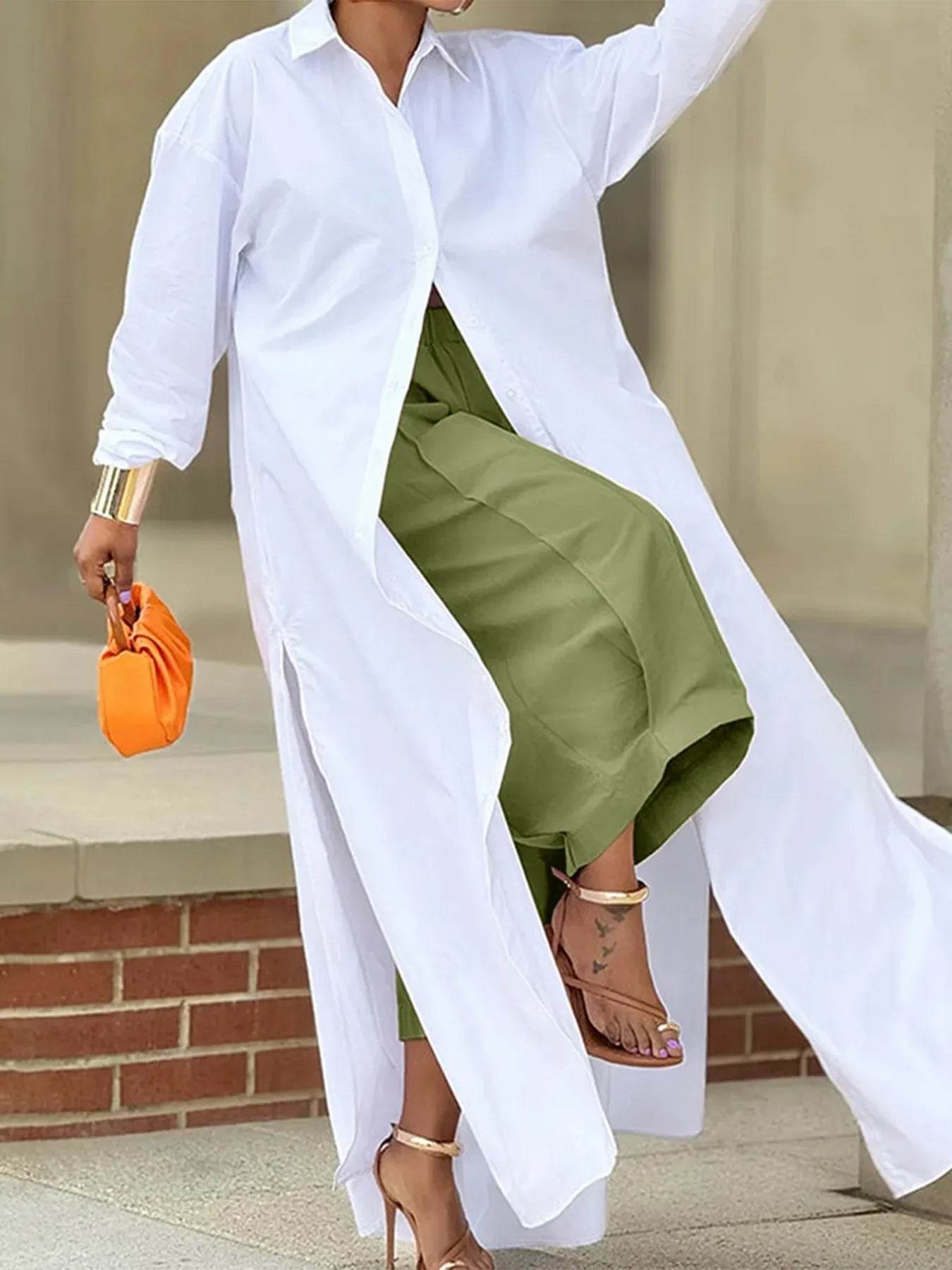 Plus Size Wide Leg Pleated Detail Cropped Pants - IntuitiveEncBoutique