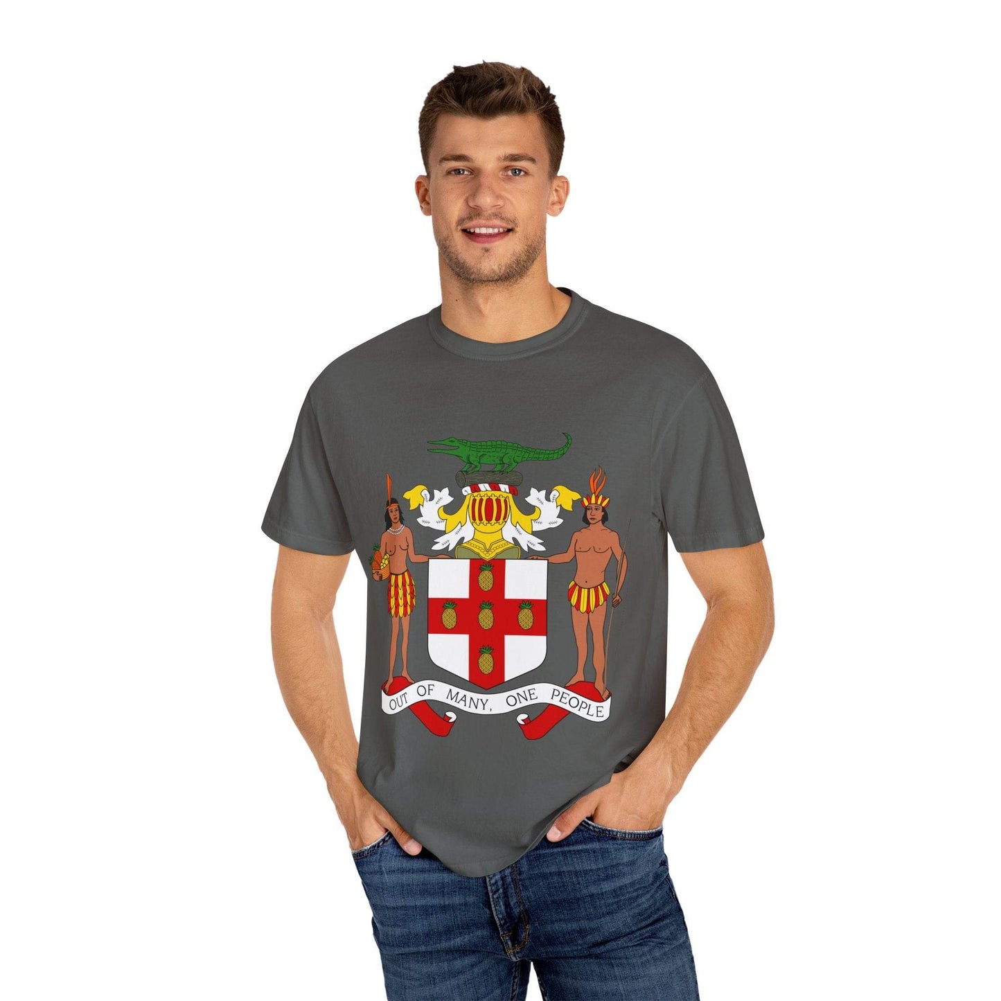 Jamaican Coat of Arms T-shirt - IntuitiveEncBoutique