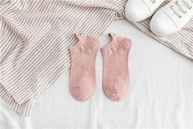 Woman Embroidered Expression Socks Fashion Ankle Funny Sock - IntuitiveEncBoutique