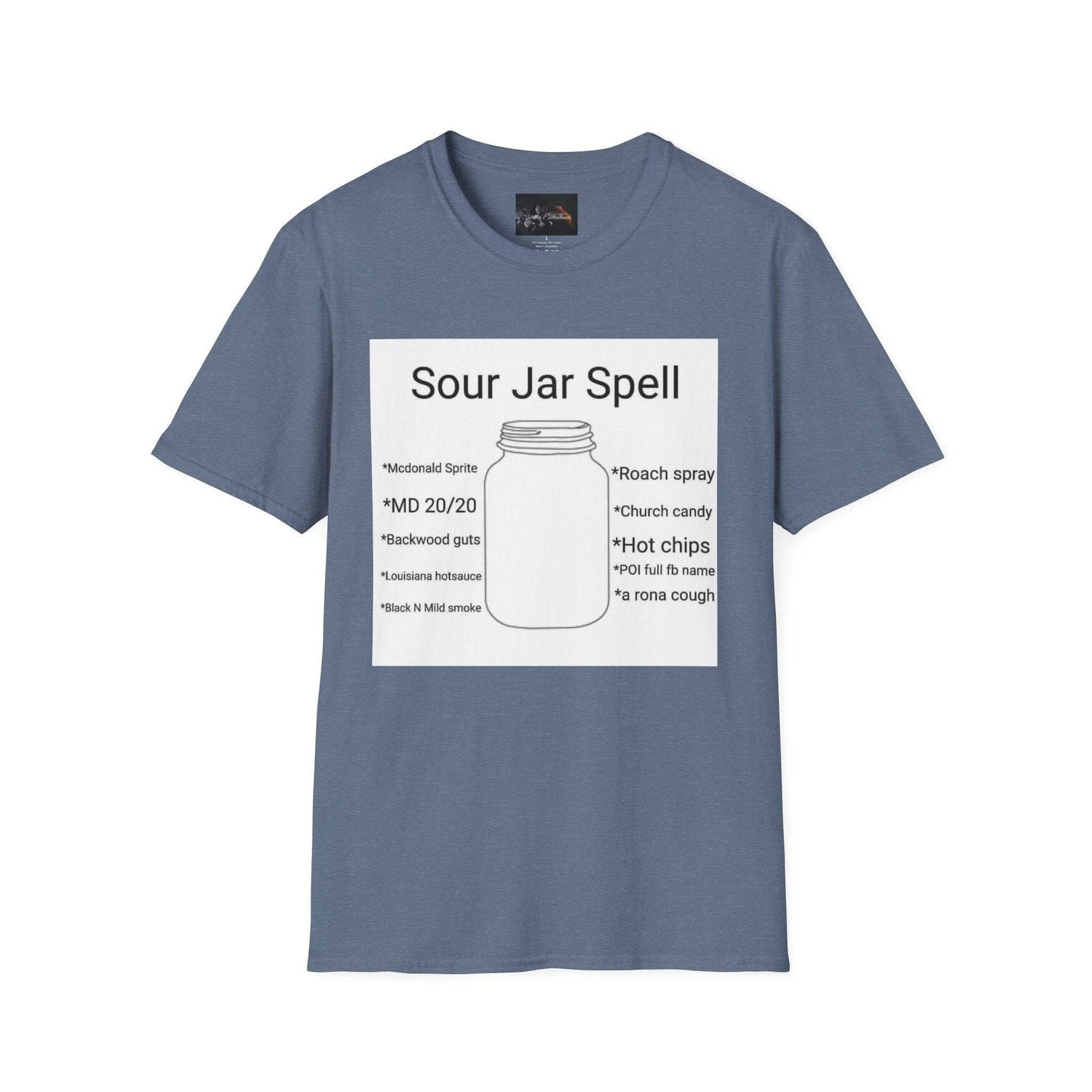 Sour Jar Spell T-Shirt for Witches, Unisex Softstyle Tee, Ideal for Magical Practitioners, Spell Casting, Witchcraft Gift, Summer Solstice - IntuitiveEncBoutique