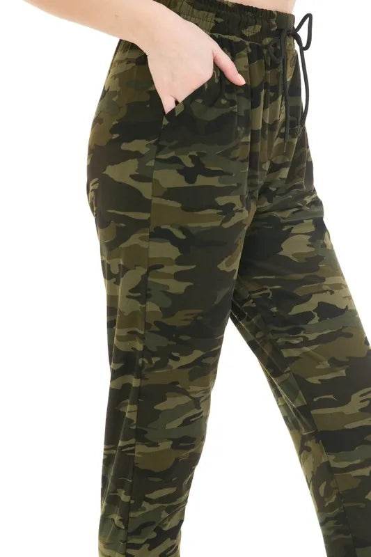 Leggings Depot Full Size Buttery Soft Joggers with Drawstring Plus Size - IntuitiveEncBoutique