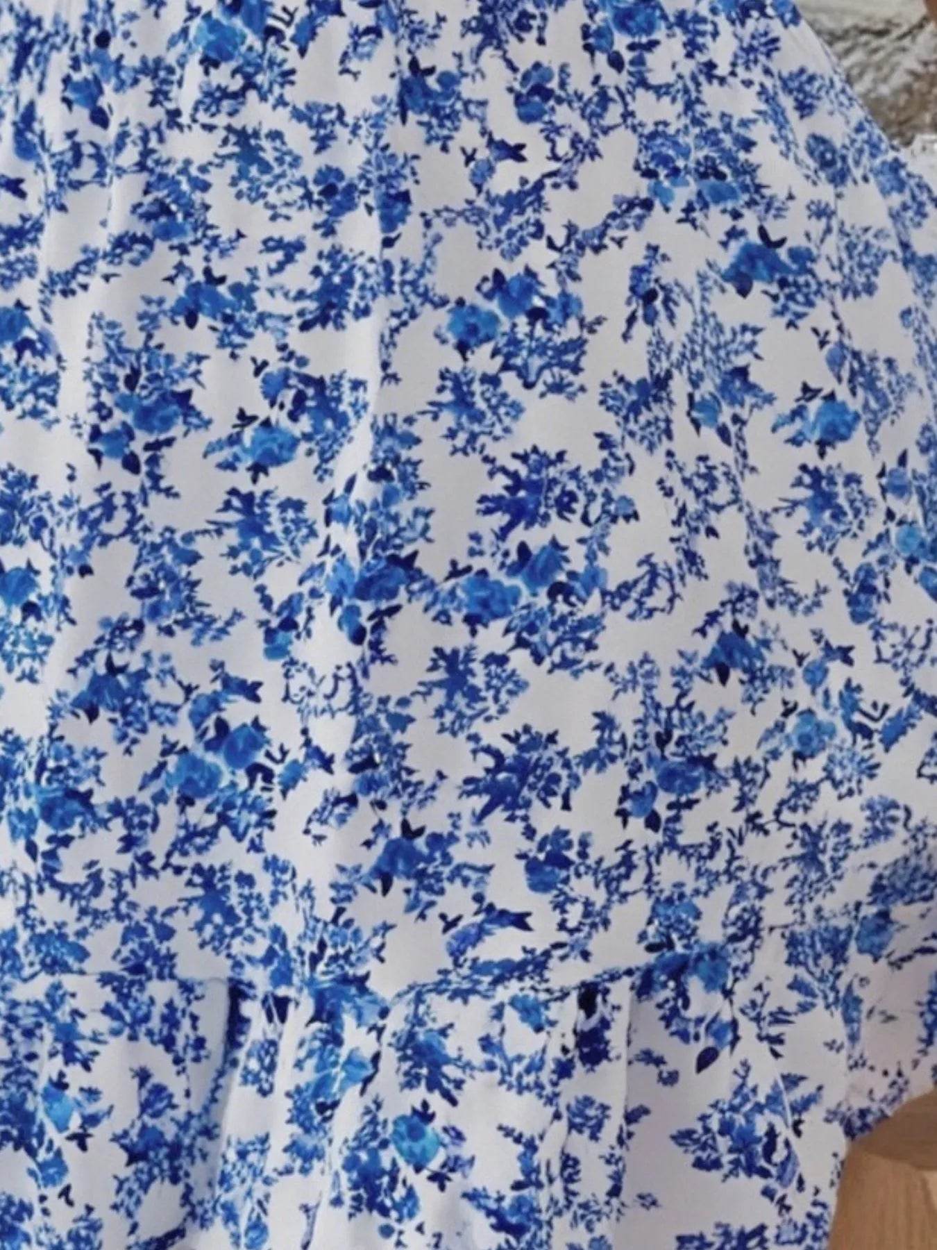 Full Size Slit Off-Shoulder Floral Midi Dress Plus Size - IntuitiveEncBoutique