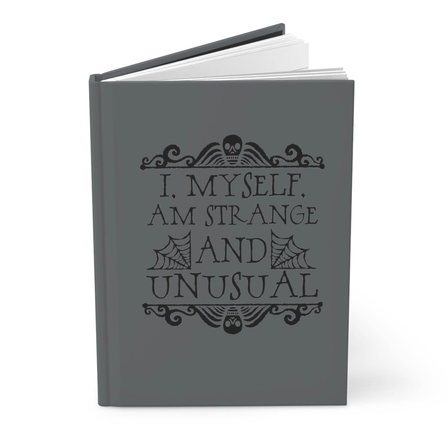 Unique Hardcover Journal for Creatives - Gothic Lifestyle Notebooks, Gifts for Writers, Halloween Journals, Dark Aesthetic Decor - IntuitiveEncBoutique