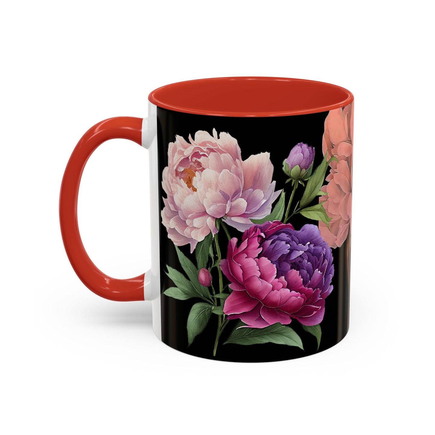 Floral Embrace Coffee Mug, Elegant Gift for Her, Unique Home Decor, Artistic Drinkware, Perfect for Birthdays, Mother's Day, Anniversaries