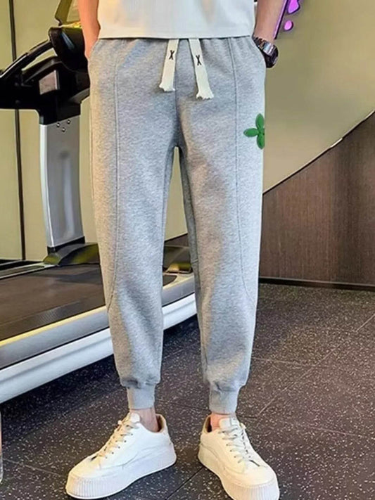 Men's Plus Size Drawstring Pocketed Joggers - IntuitiveEncBoutique