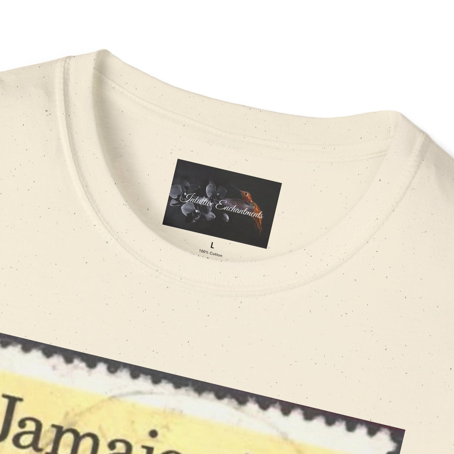 Vintage Jamaica Stamp Tee, Softstyle T-Shirt, Unisex Graphic Tee, Bohemian Style Shirt, Travel Lovers Apparel, Cool Gift Idea