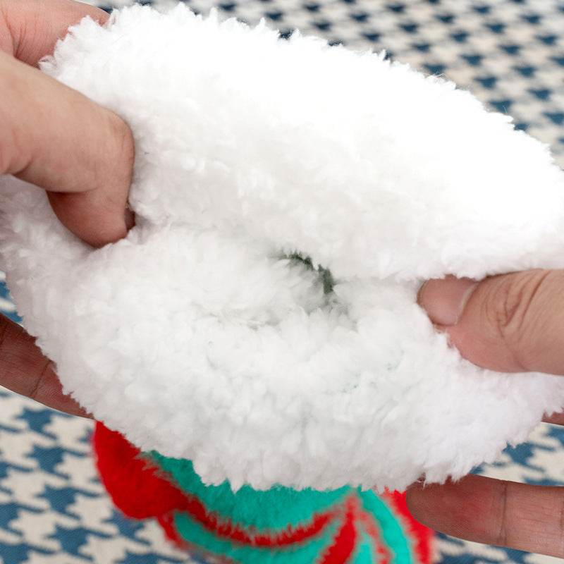 Christmas Floor Socks Indoor Home Sleep Winter Plush Thick Long Socks Women's Postpartum Socks Anti slip - IntuitiveEncBoutique