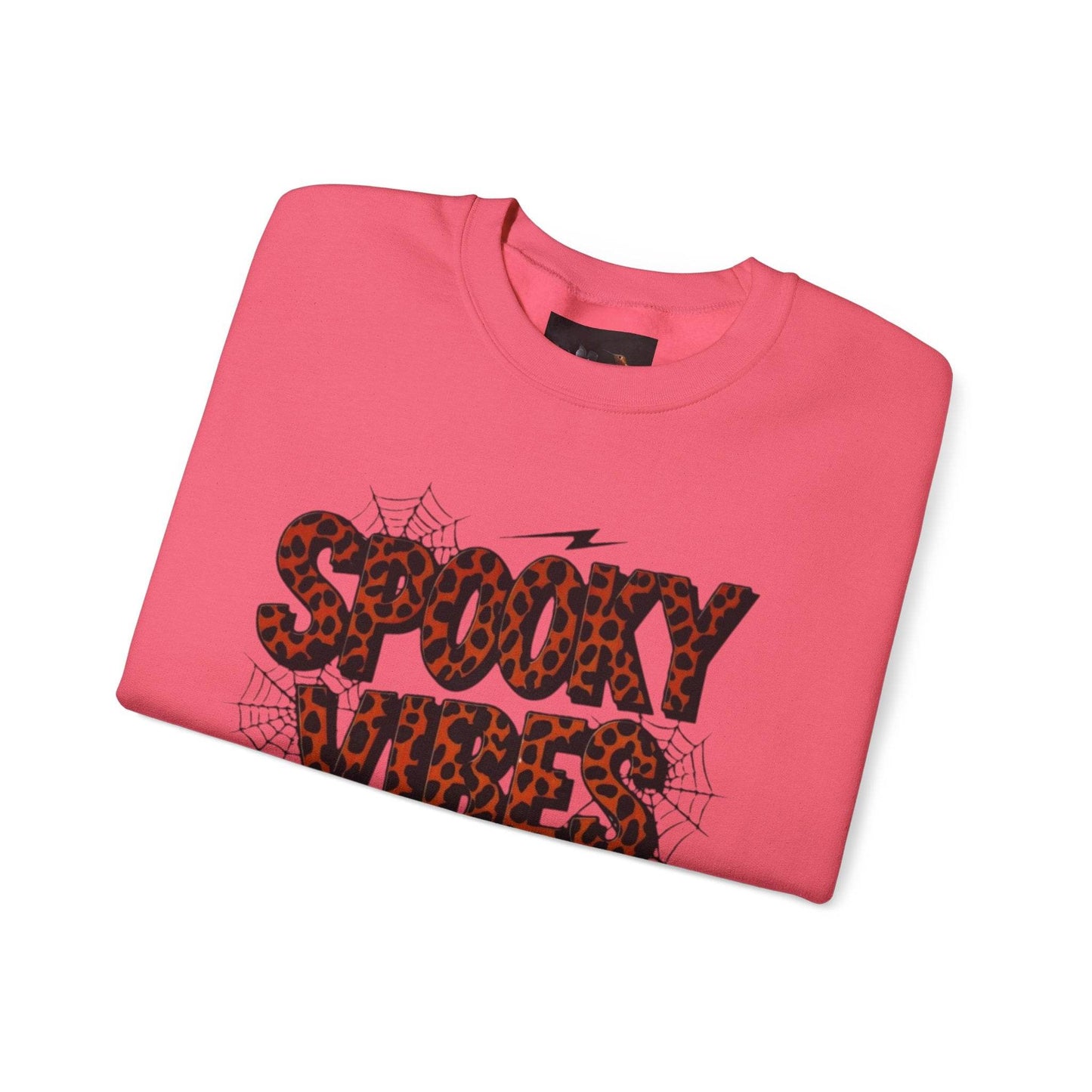 Spooky Vibes Sweatshirt - Halloween Crewneck, Unisex Cozy Jumper, Fall Fashion, Ghosts & Ghouls, Casual Wear, Fun Gift - IntuitiveEncBoutique
