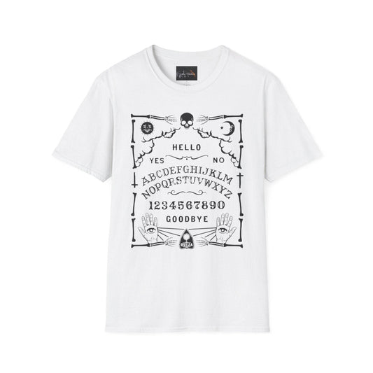 Mystical Ouija Board Unisex T-Shirt - Perfect for Halloween, Gift, Casual Wear, Spirituality, Ghost Lovers - IntuitiveEncBoutique
