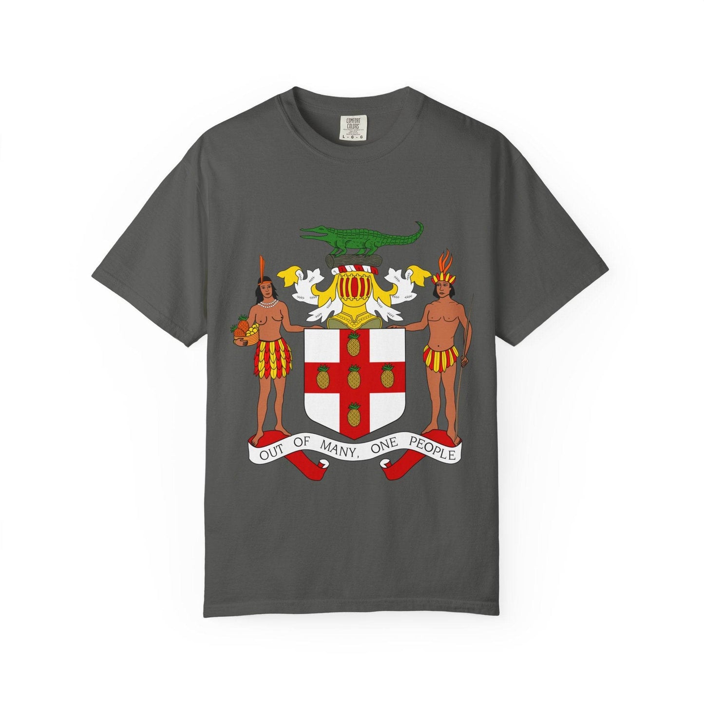Jamaican Coat of Arms T-shirt - IntuitiveEncBoutique