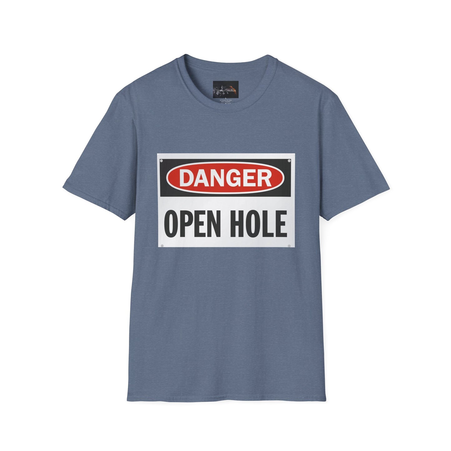 Funny Danger Open Hole T-Shirt
