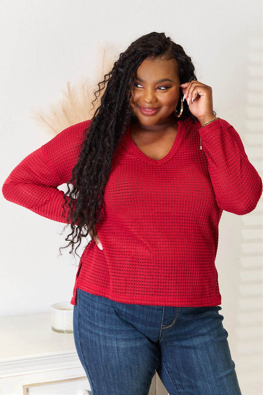 Culture Code Full Size Wide Notch Relax Top - IntuitiveEncBoutique