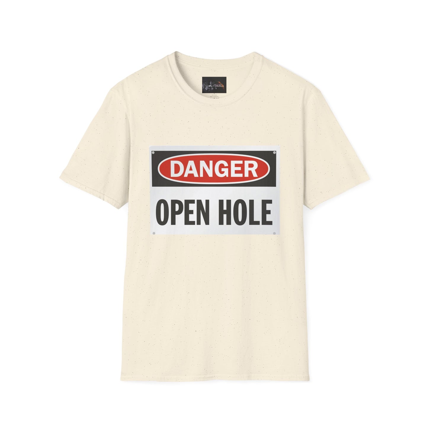 Funny Danger Open Hole T-Shirt