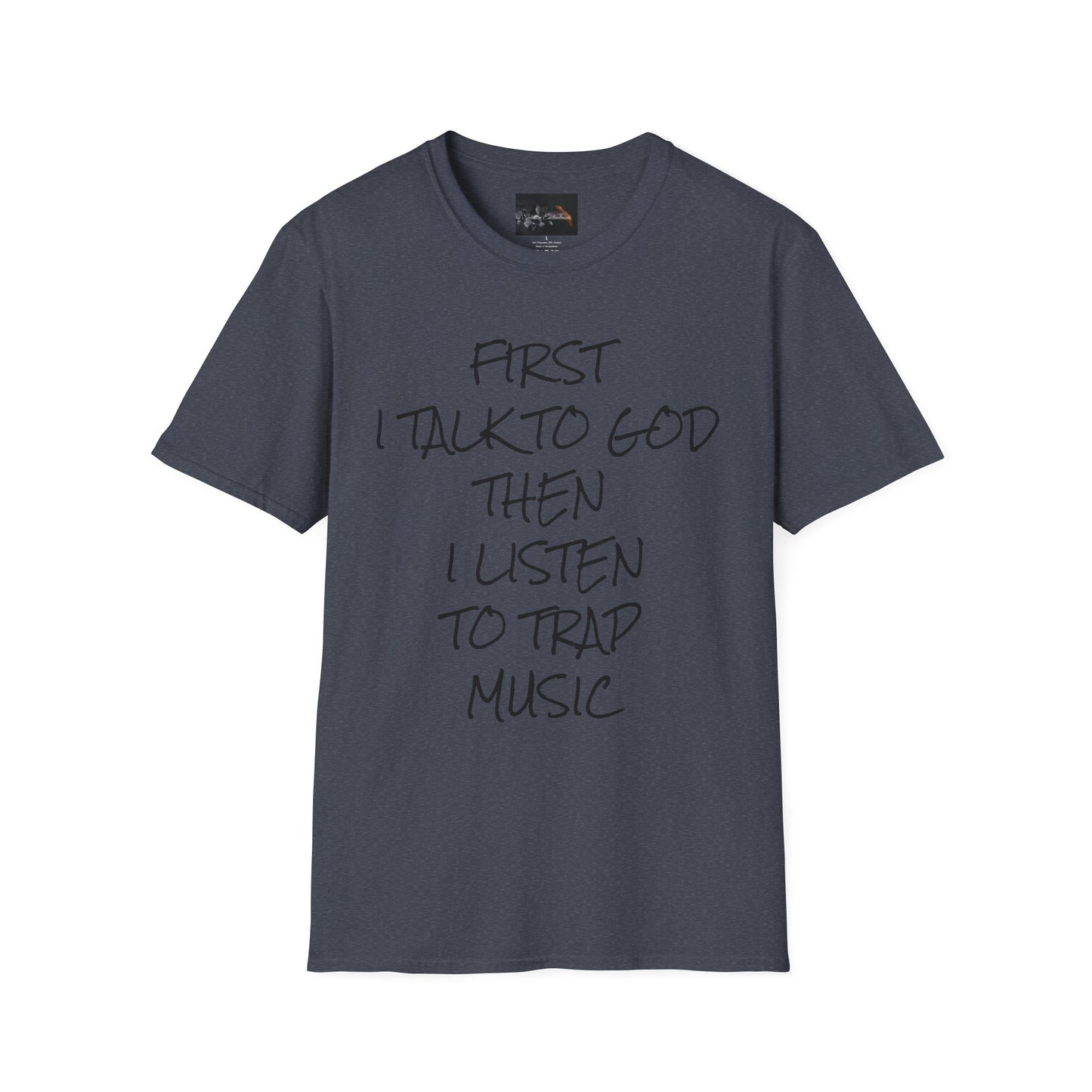 Trap Music & Faith TShirt, Cool Casual Wear, Unique Gift for Music Lovers, Spirituality Apparel, Graphic Tee for Celebrations