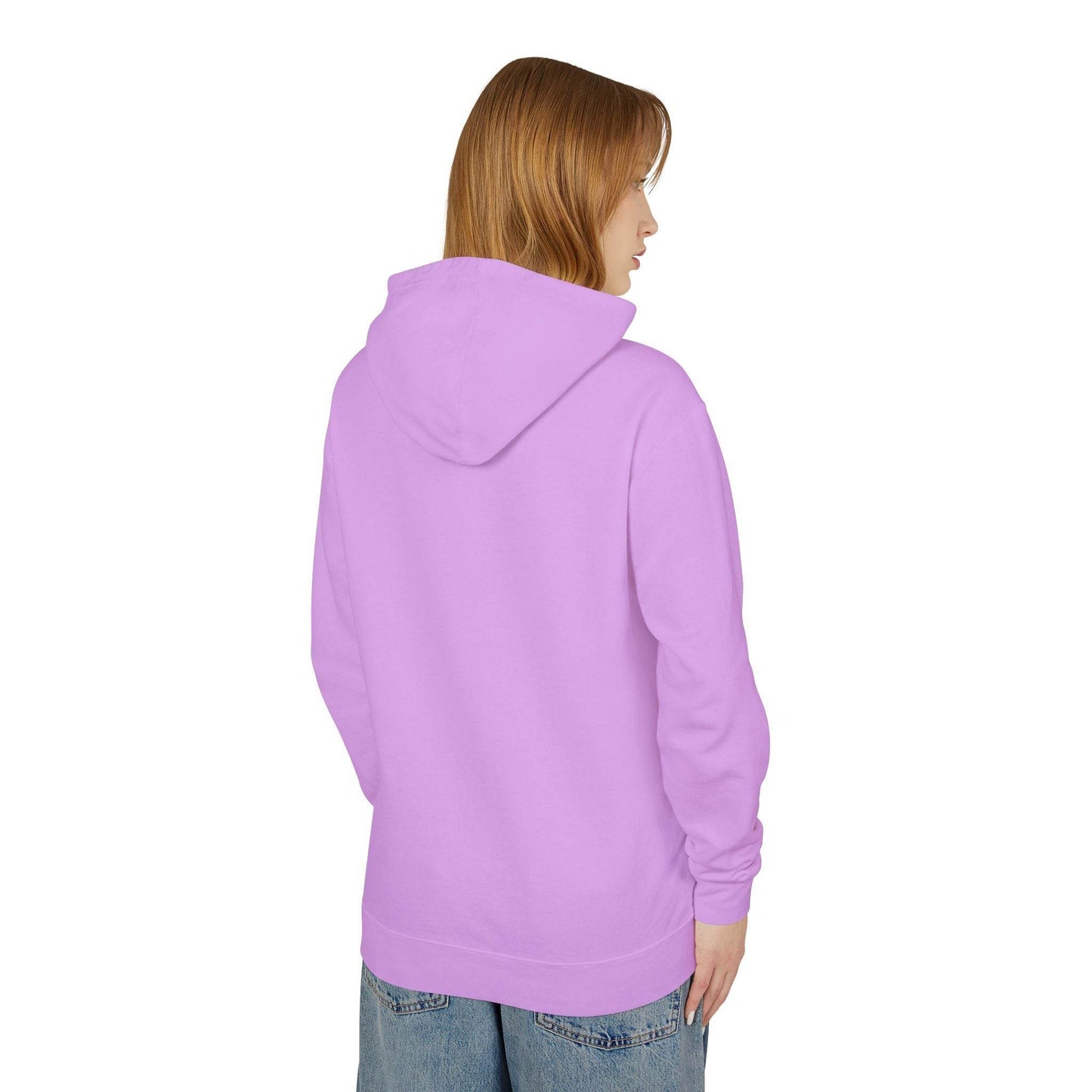 Halloween Unisex Lightweight Hoodie, Halloqueen Sweatshirt, Cute Fall Fashion, Cozy Halloween Gift, Spooky Season Apparel - IntuitiveEncBoutique