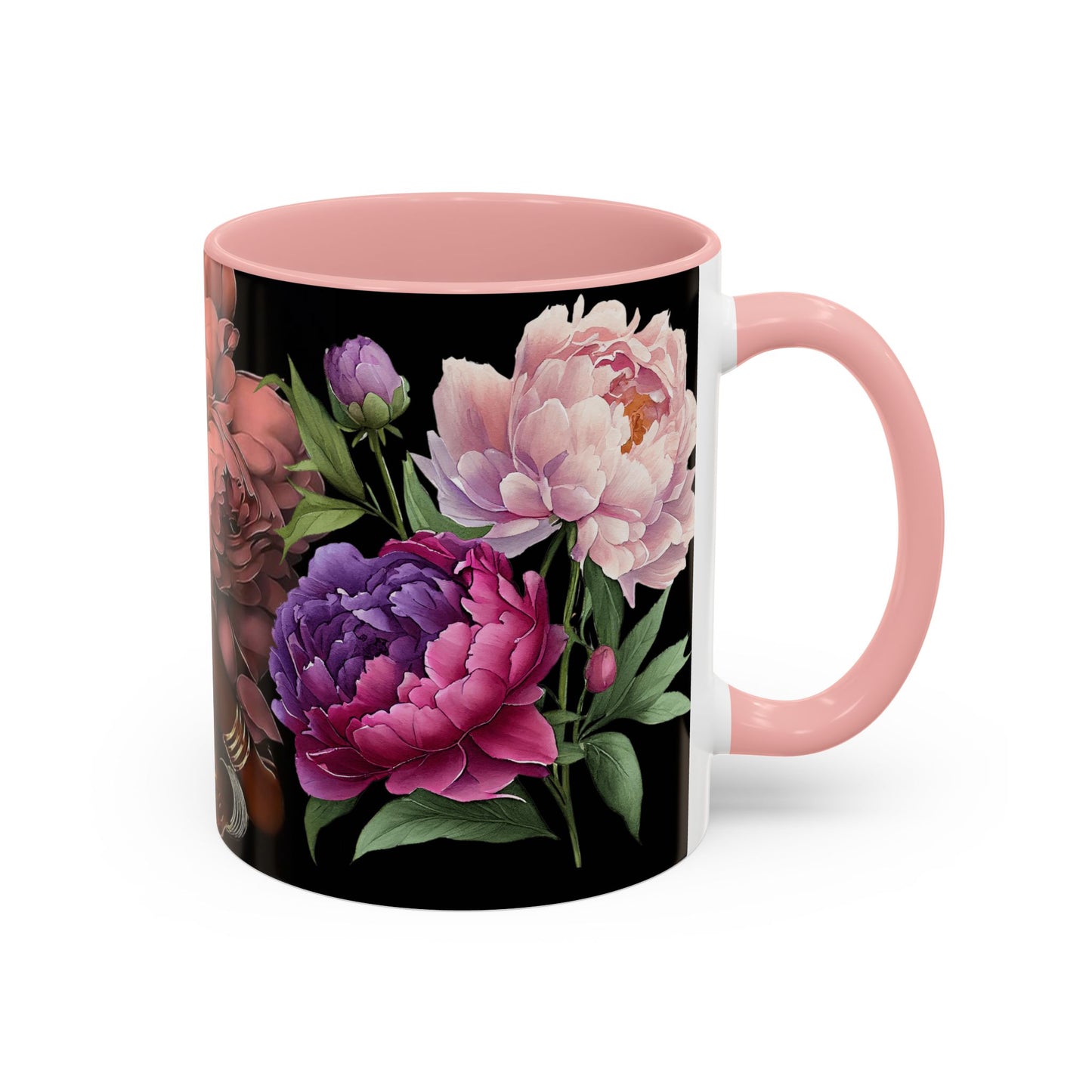 Floral Embrace Coffee Mug, Elegant Gift for Her, Unique Home Decor, Artistic Drinkware, Perfect for Birthdays, Mother's Day, Anniversaries