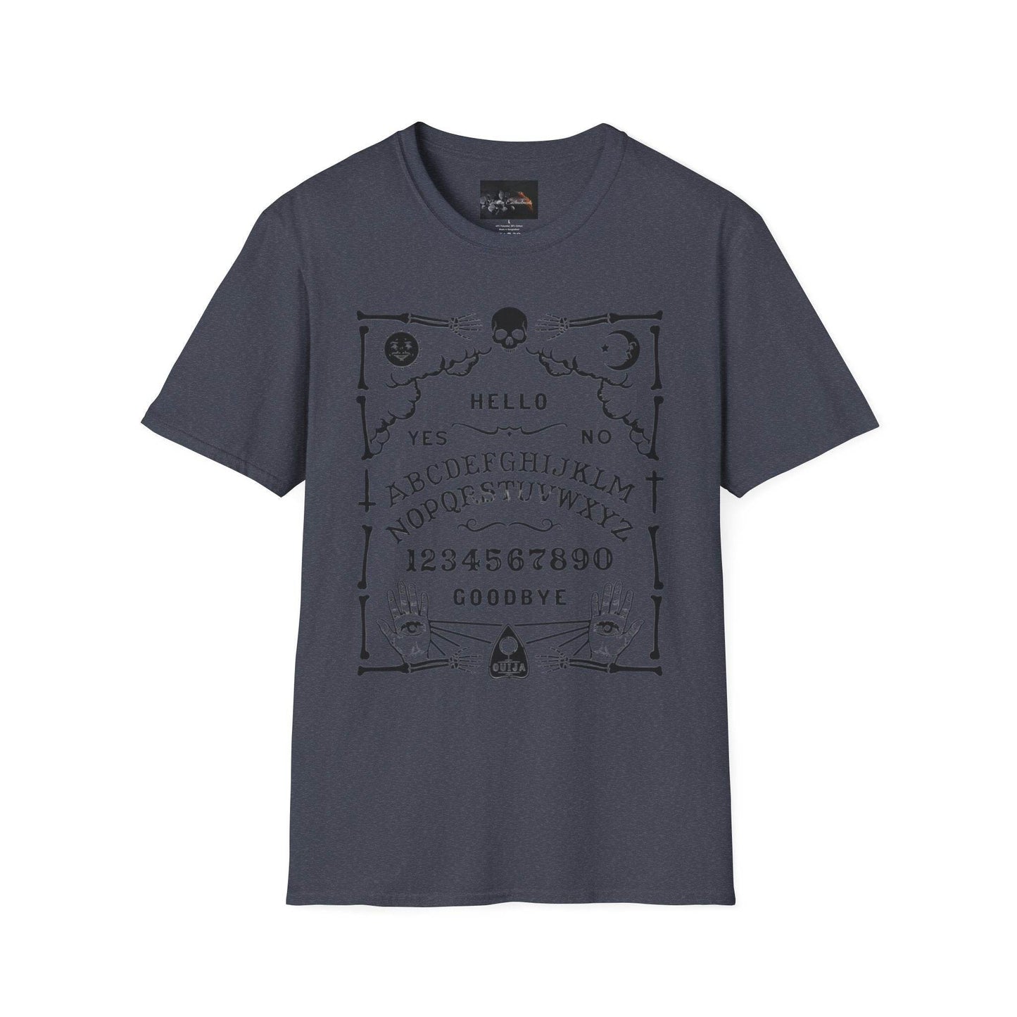 Mystical Ouija Board Unisex T-Shirt - Perfect for Halloween, Gift, Casual Wear, Spirituality, Ghost Lovers - IntuitiveEncBoutique
