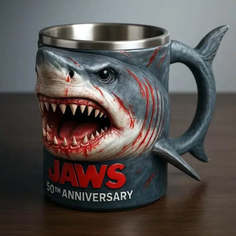 3D Shark Mug - Ocean-Themed Decor Gift for Fans & Collectors - IntuitiveEncBoutique