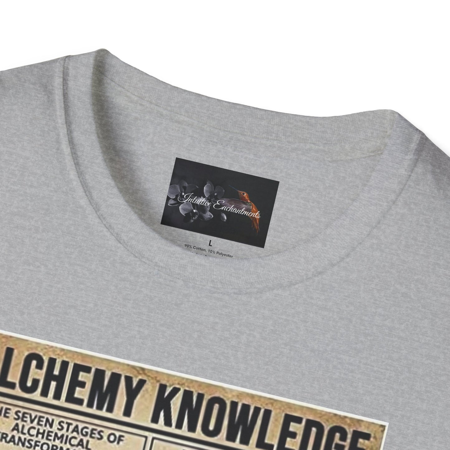 Alchemy Knowledge Unisex T-Shirt, Vintage-style Graphic Tee, Gift for Historians, Science Lovers, Unique Learning Shirt, Educational Apparel