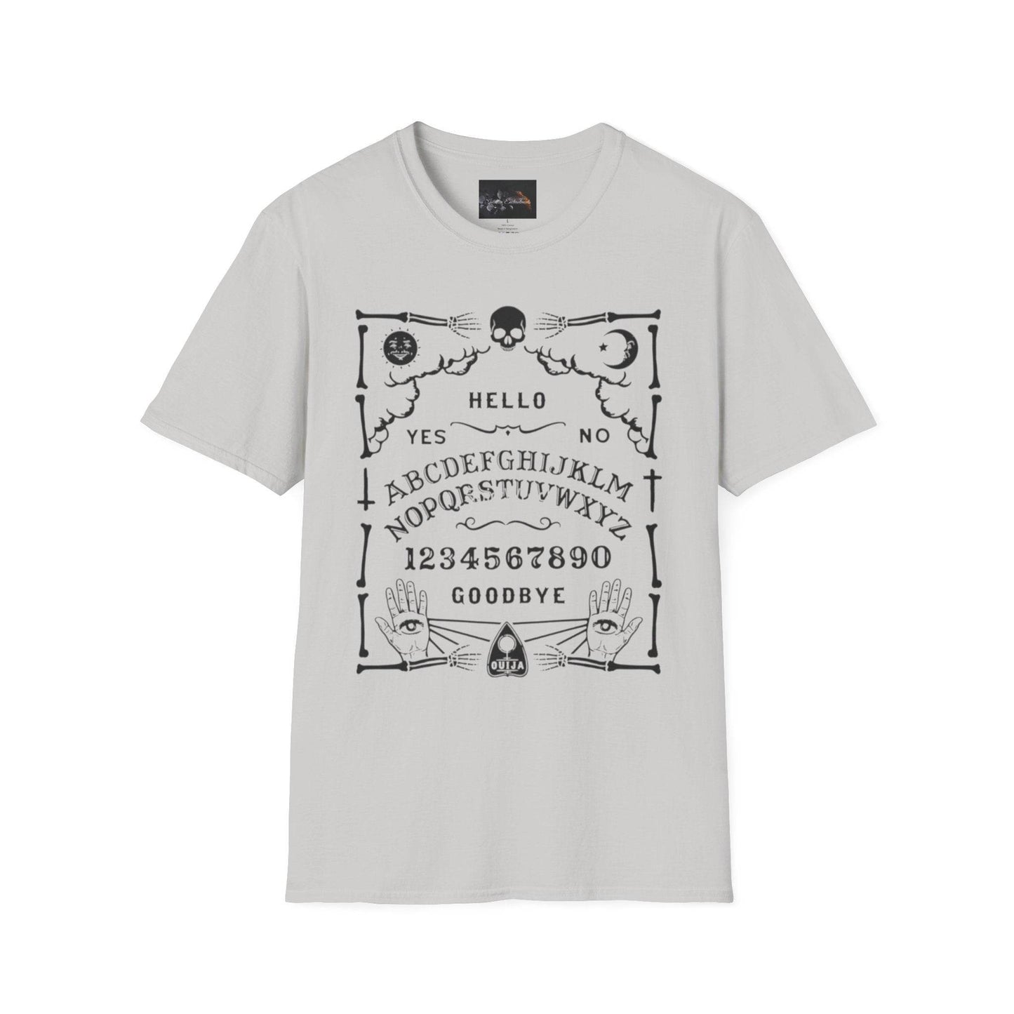 Mystical Ouija Board Unisex T-Shirt - Perfect for Halloween, Gift, Casual Wear, Spirituality, Ghost Lovers - IntuitiveEncBoutique