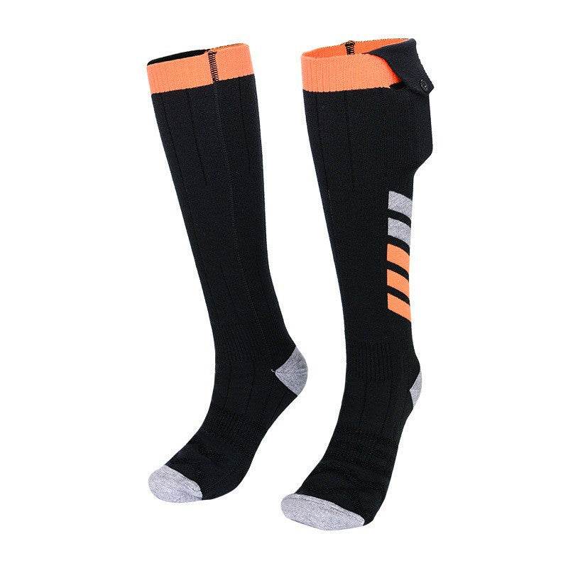 Warm socks for winter, electrically heated socks with USB charging, long tube electric heating socks for skiing, and heated socks for skiing - IntuitiveEncBoutique