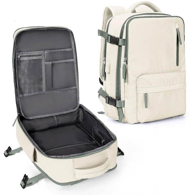 Travel backpack, women's short distance travel bag, large capacity college student computer backpack, business trip luggage bag - IntuitiveEncBoutique