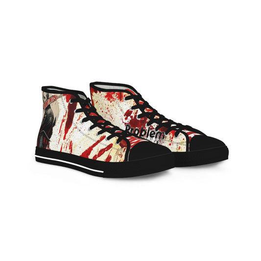 High Top Sneakers - Friday the 13th Jason Design - IntuitiveEncBoutique